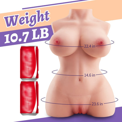 Indie Lifelike Butt 10.7 LBS Torso Sex Doll Male Masturbator