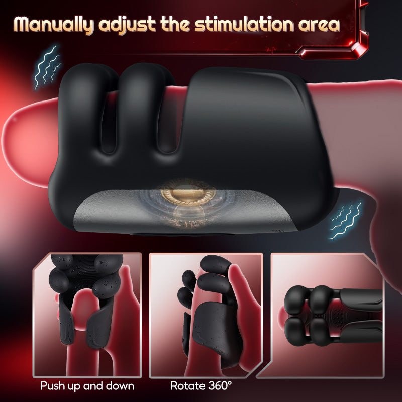 Evans - Automatic 10 Finger Pinchin & Tapping for Massage Therapy Penis Vibrator