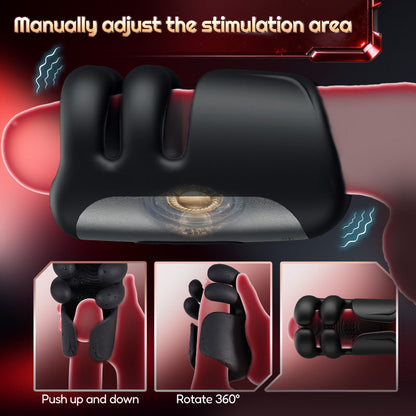 Evans - Automatic 10 Finger Pinchin & Tapping for Massage Therapy Penis Vibrator