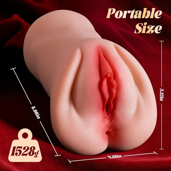 Lust 3-in-1 Vibrating Pocket Pussy – 10 Suction + 10 Vibration Modes, Realistic Vagina, Tight Anal & Blowjob Stroker for Men