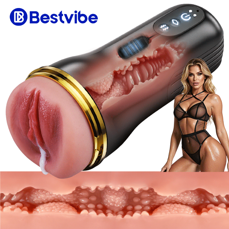 【Free Shipping】Captain - Realistic Suction & Vibration Tight Feeling Different Sensations Automatic Male Masturbator