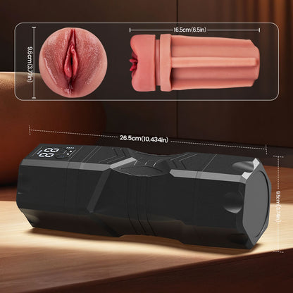 Captain Titan - 6.5 Inch Massive Real Feel Ergonomic Grip Unbeatable Value Blowjob Stroker