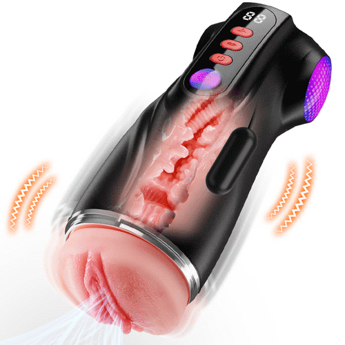 Daphn - 3 Interchangeable Sleeves Suction & Vibration Multi-Sensation Experience Automatic Male Masturbator