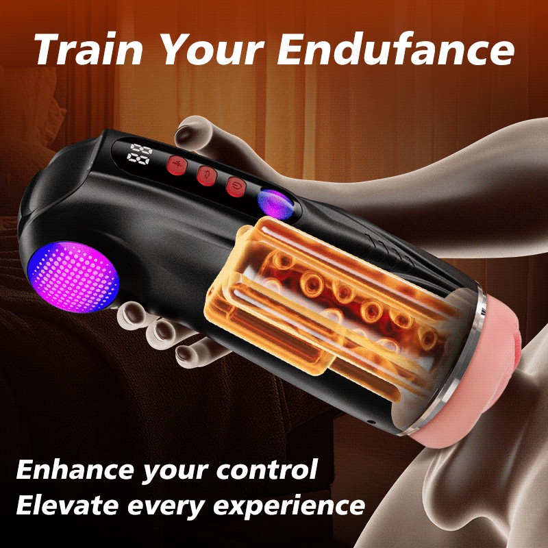Daphn - 3 Interchangeable Sleeves Suction & Vibration Multi-Sensation Experience Automatic Male Masturbator