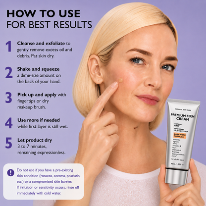 Instant Firming Temporary Face Tightener Easy-Wear Formula