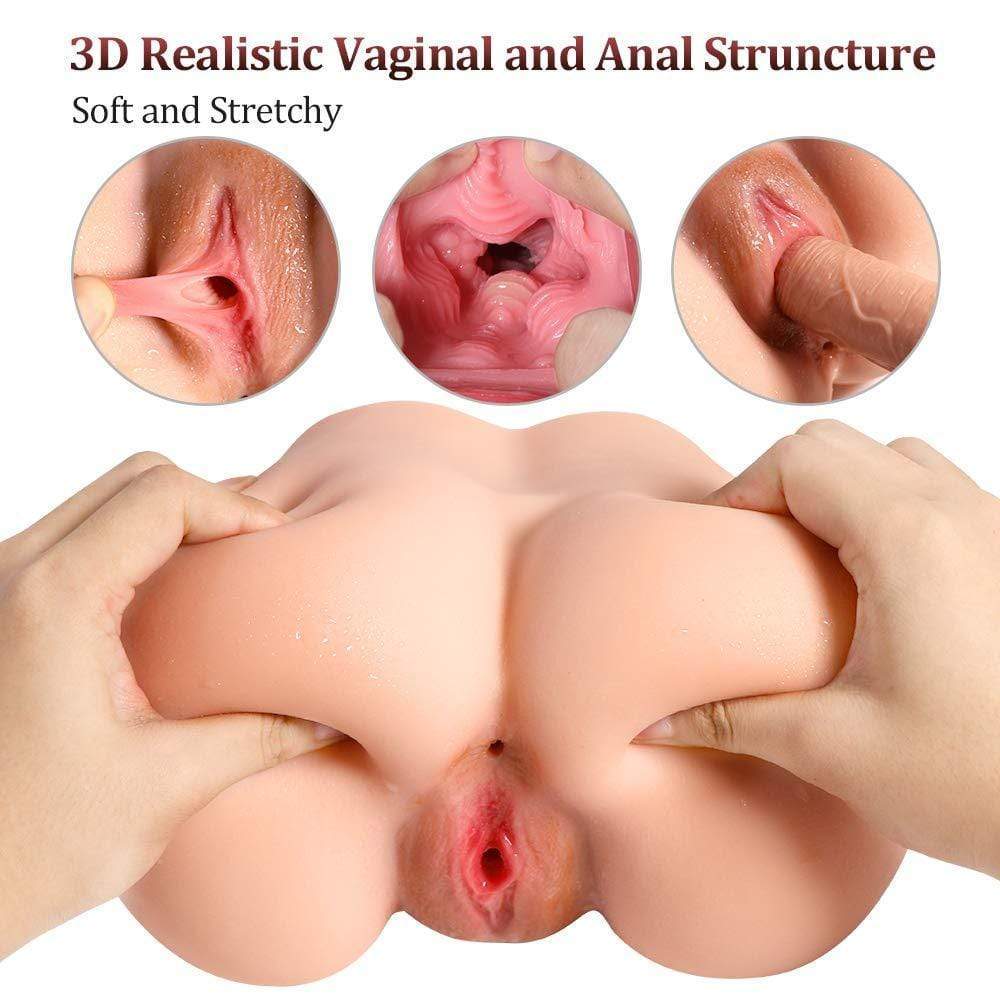Booty Masturbator Full Curves Lifelike Flesh Feel Realistic Butt Sex Doll