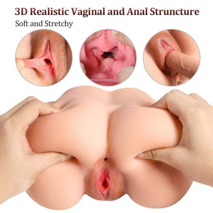 Booty Masturbator Full Curves Lifelike Flesh Feel Realistic Butt Sex Doll